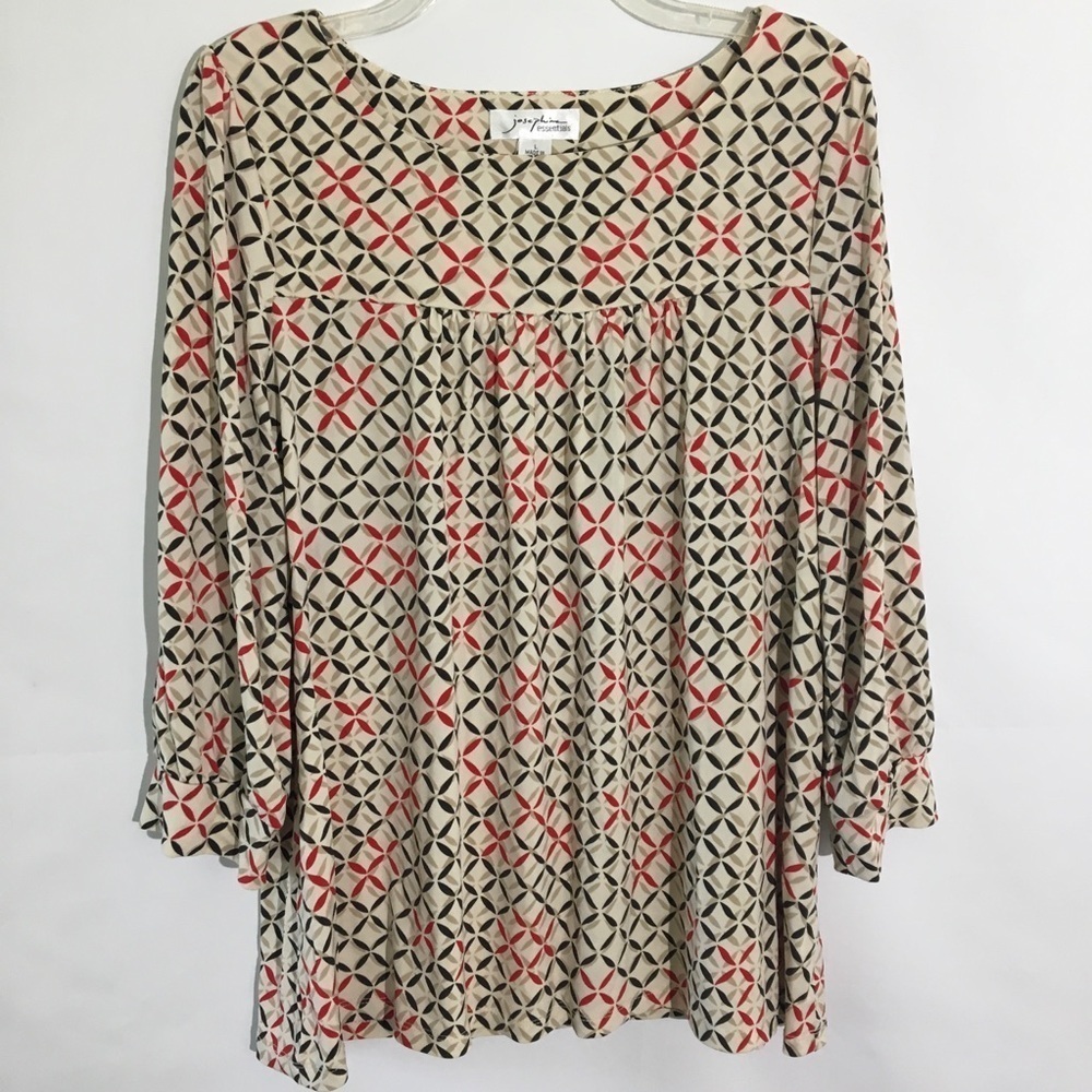 Josephine Essentials Cream/Black Blouse